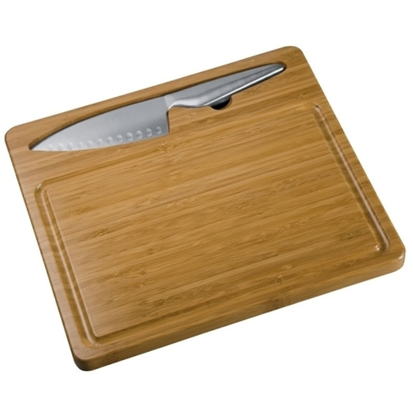 Logotrade promotional items photo of: Cutting board with knife MANTOVA